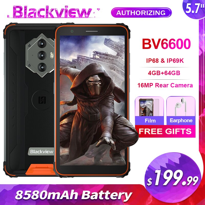 Blackview-BV6600 IP68  8580mAh ߰ Ʈ 4GB..